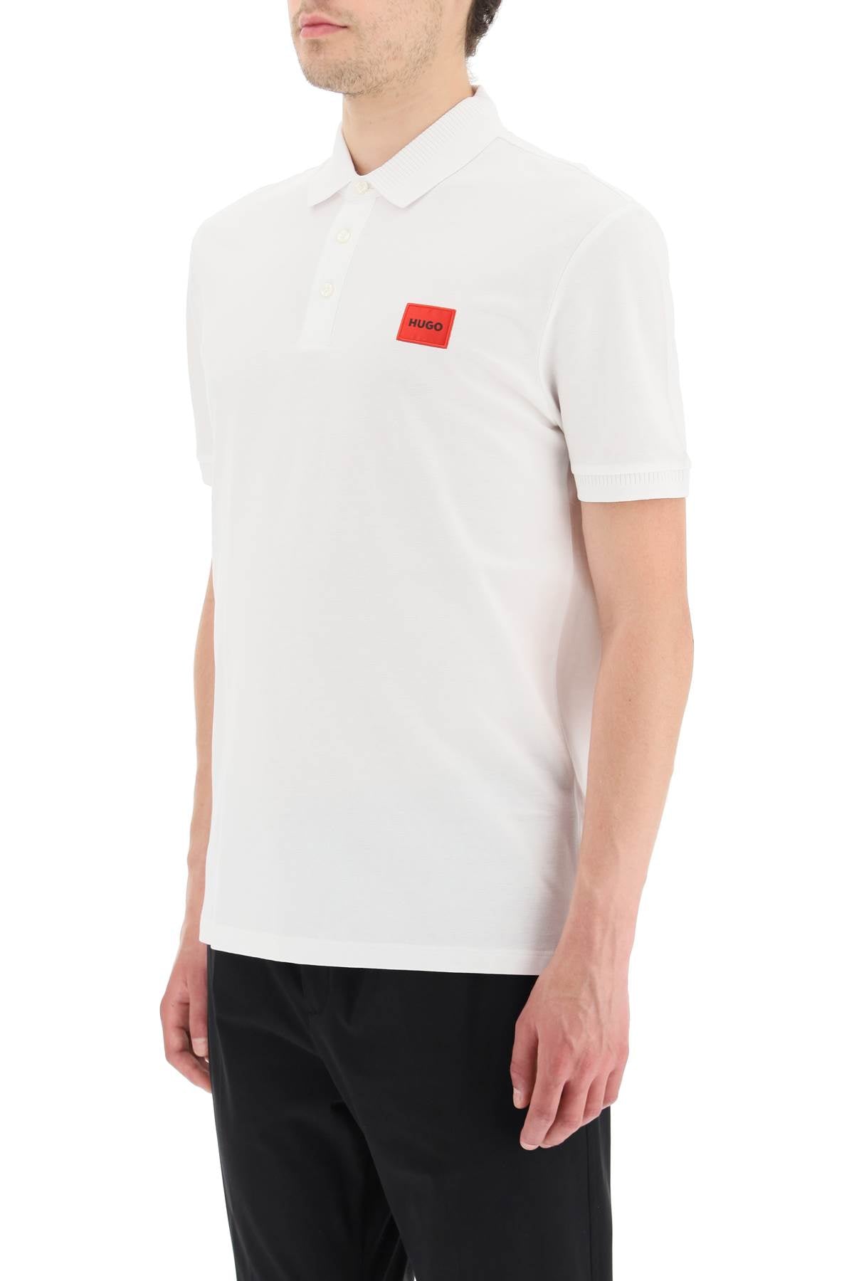 Dereso Slim Fit Polo Shirt  - White