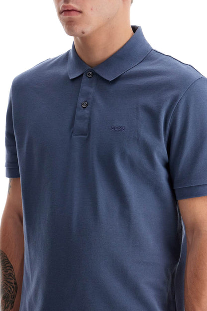 Organic Cotton Pallas Polo Shirt  - Blue