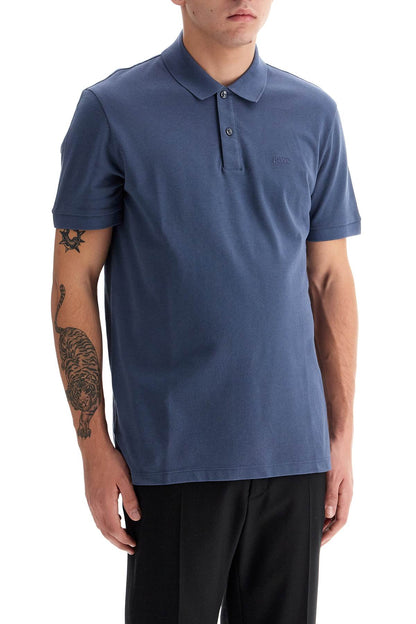 Organic Cotton Pallas Polo Shirt  - Blue