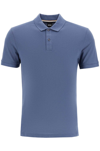 Organic Cotton Pallas Polo Shirt  - Blue