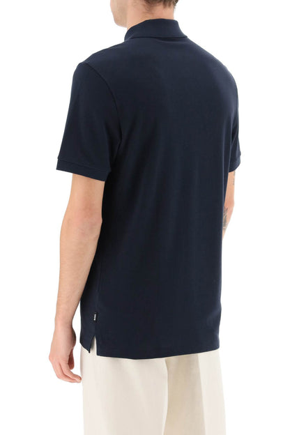 Organic Cotton Pallas Polo Shirt  - Blue