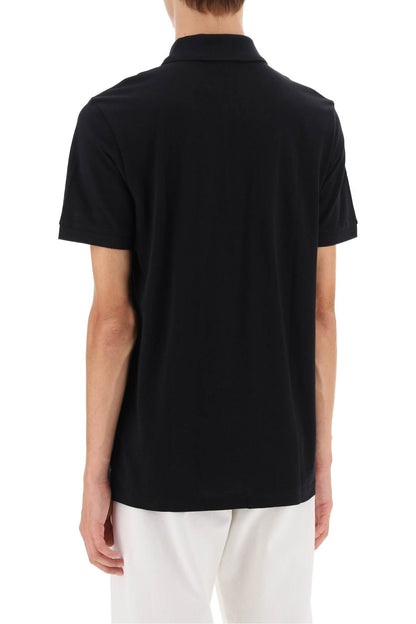 Organic Cotton Pallas Polo Shirt  - Black