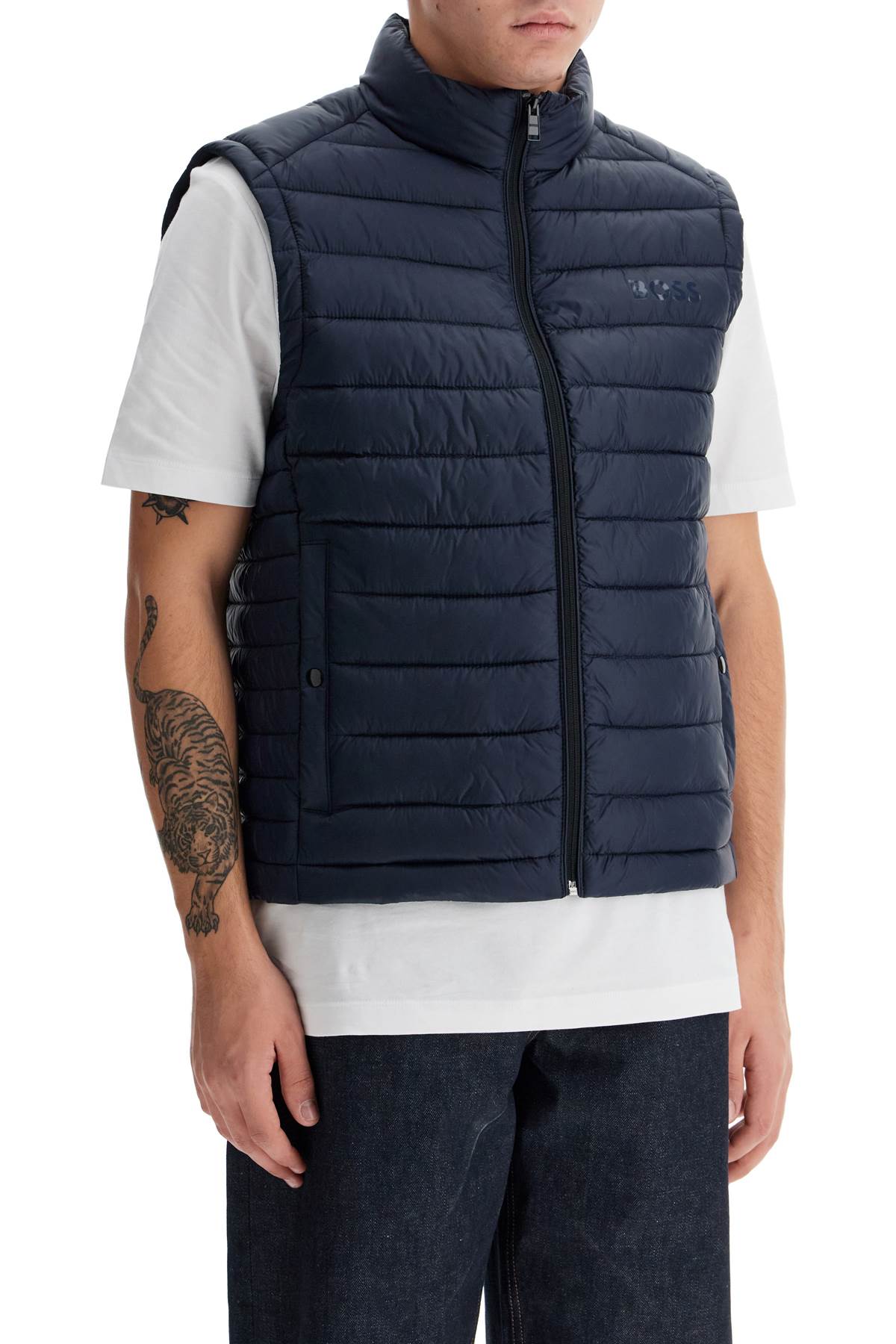 Foldable Padded Vest  - Blue