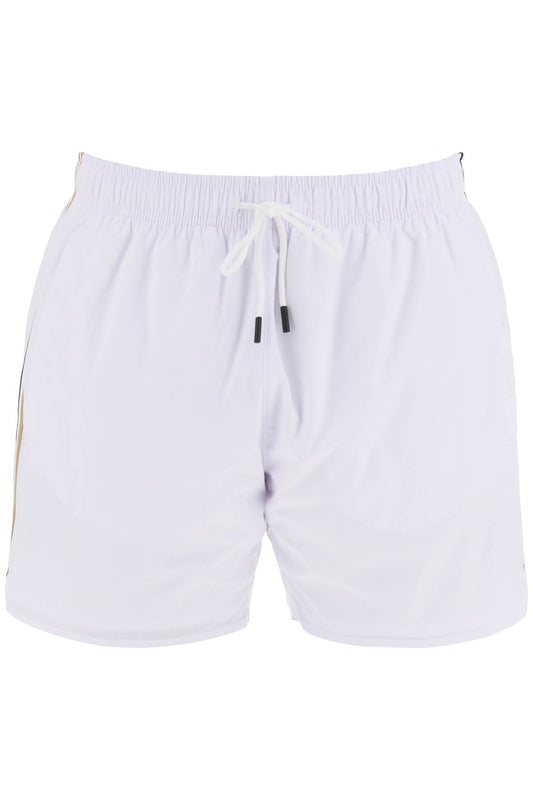 "seaside Bermuda Shorts With Tr  - White