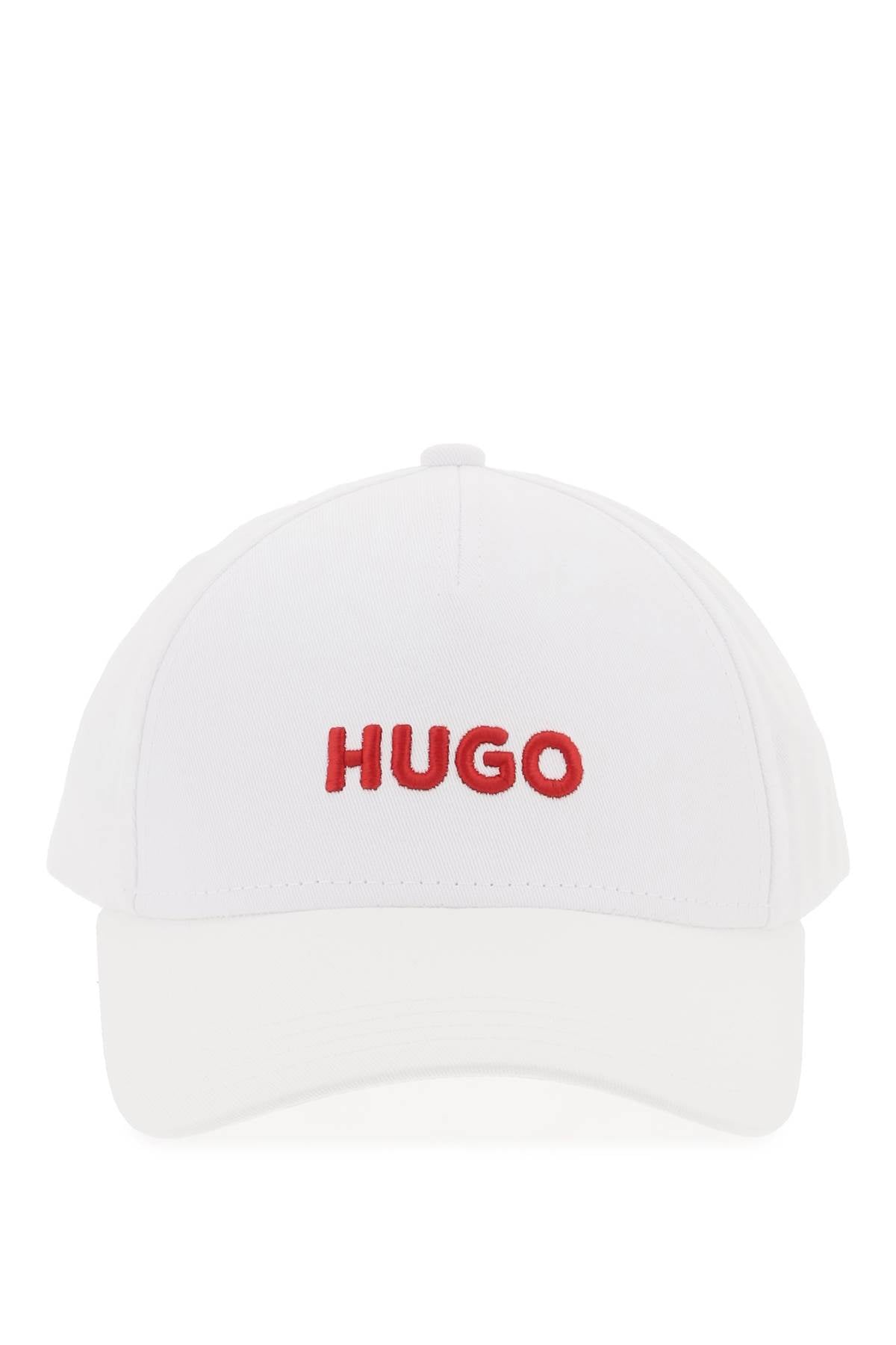 "jude Embroidered Logo Baseball Cap With  - White