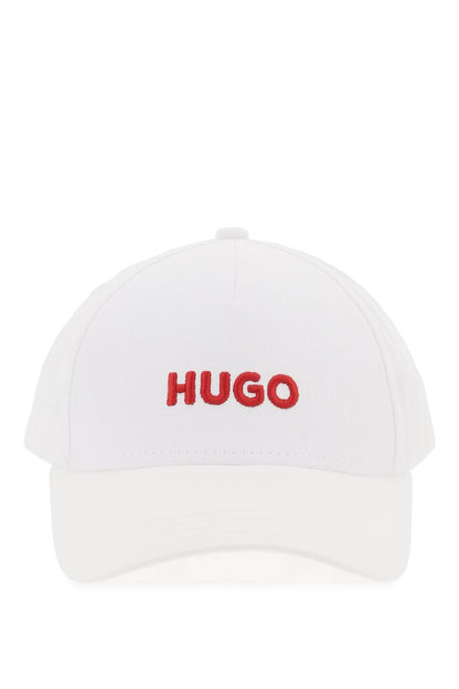 "jude Embroidered Logo Baseball Cap With  - White