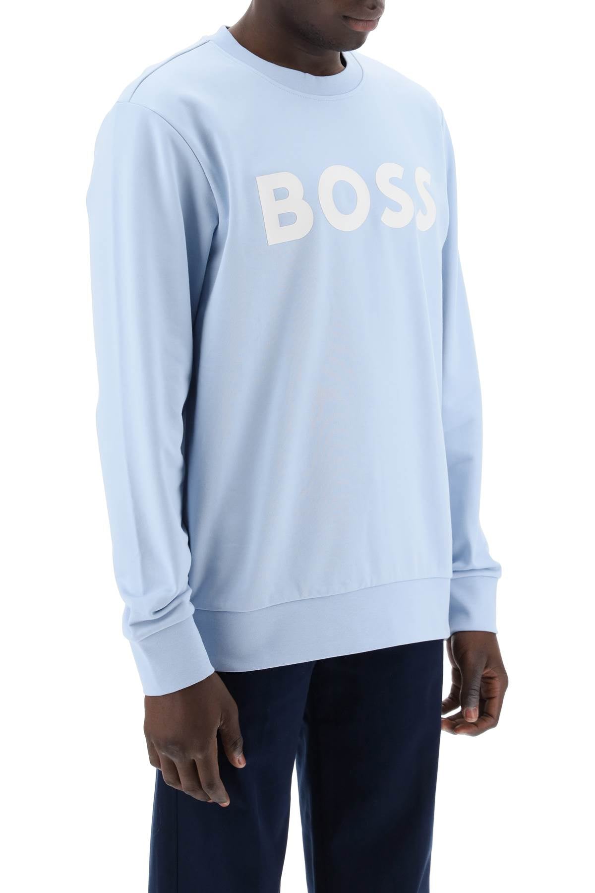 Soleri Logo Sweat  - Light Blue