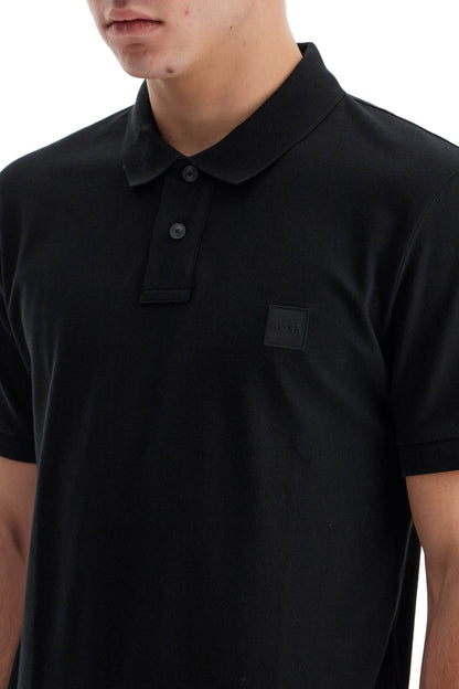 Slim Fit Passenger Polo Shirt  - Black