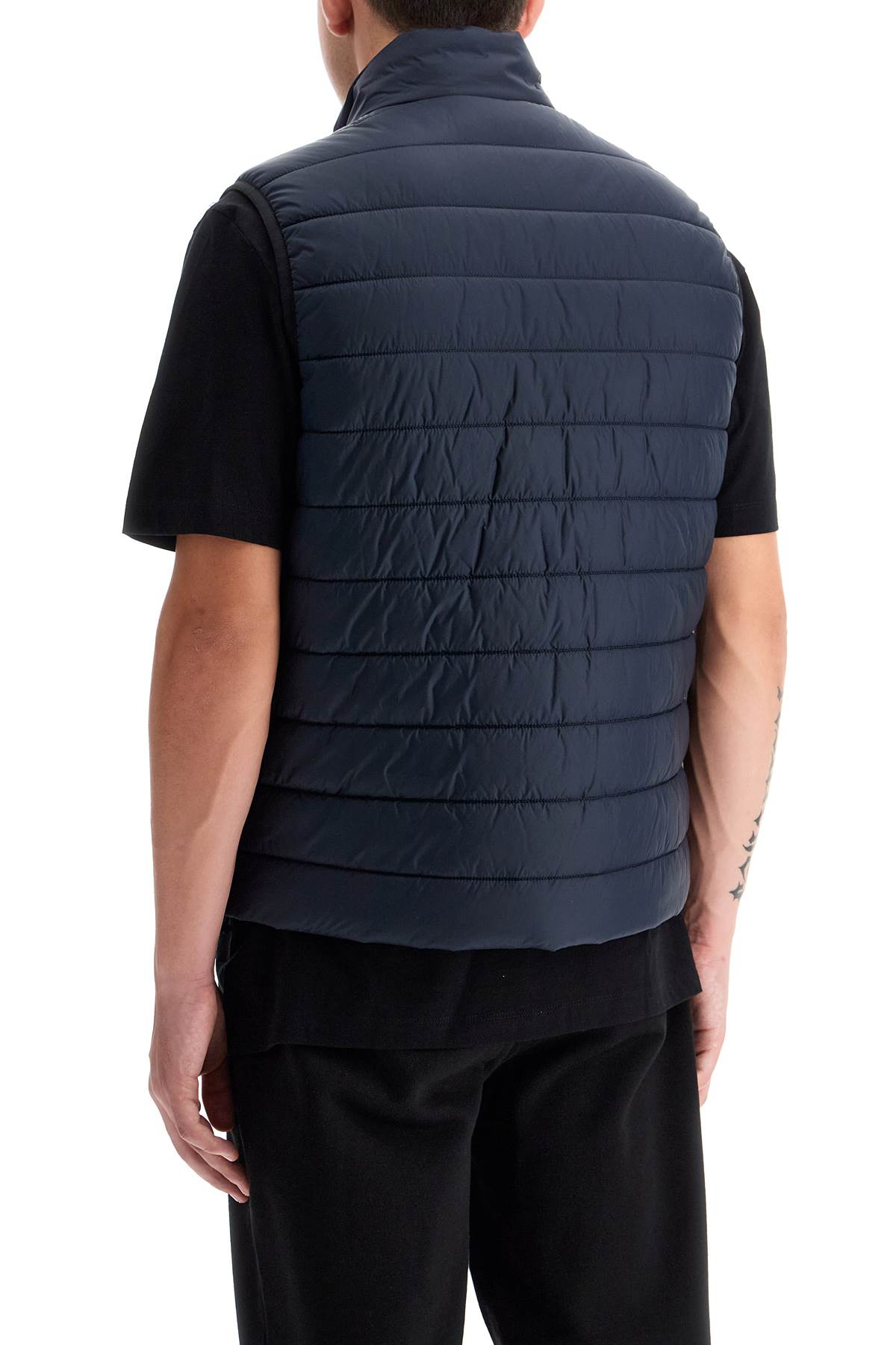 Padded Brentino Vest  - Blue