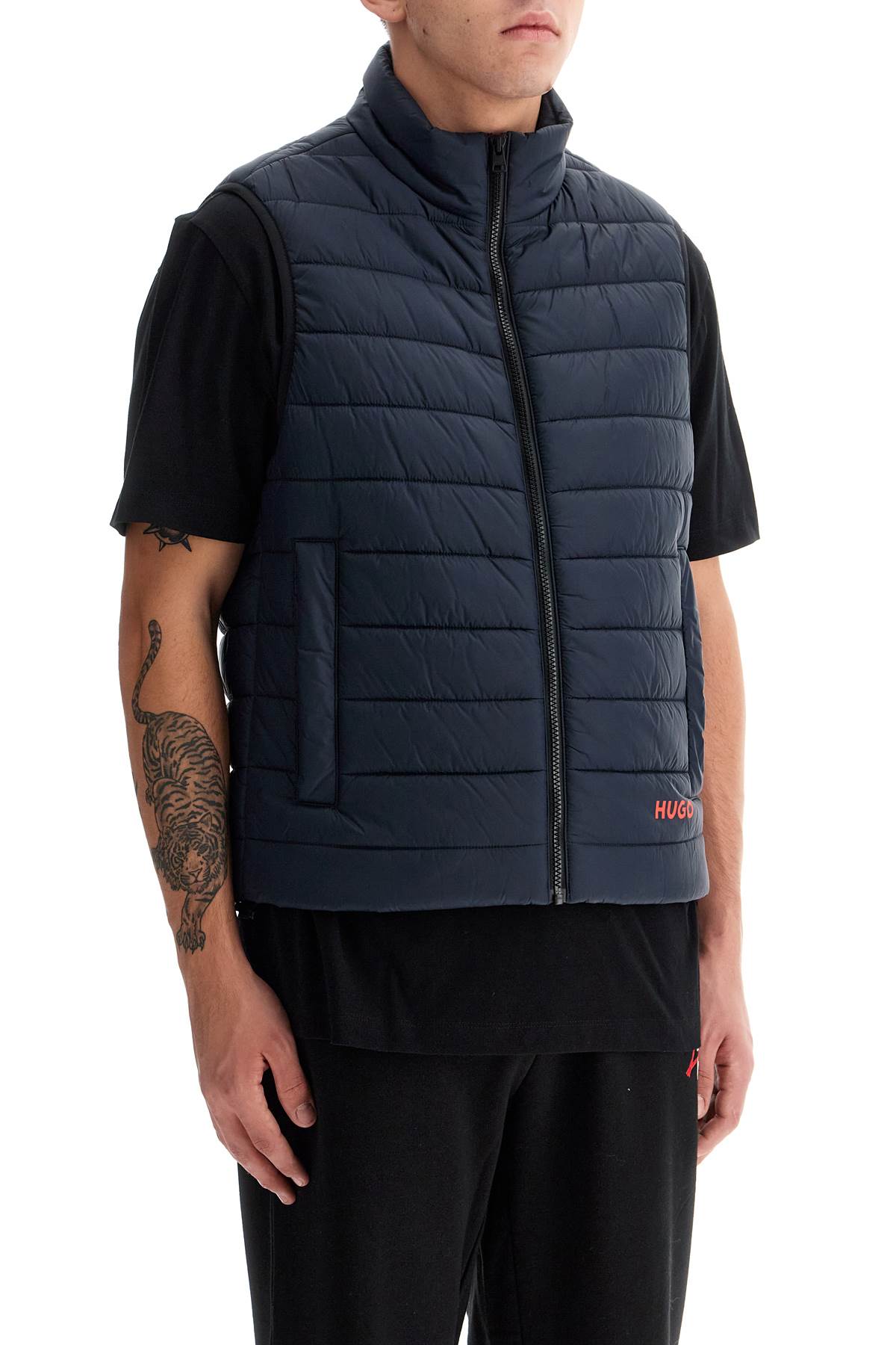 Padded Brentino Vest  - Blue