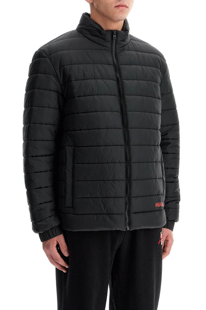 Lightweight Recycled Nylon Down Jacket  - Black