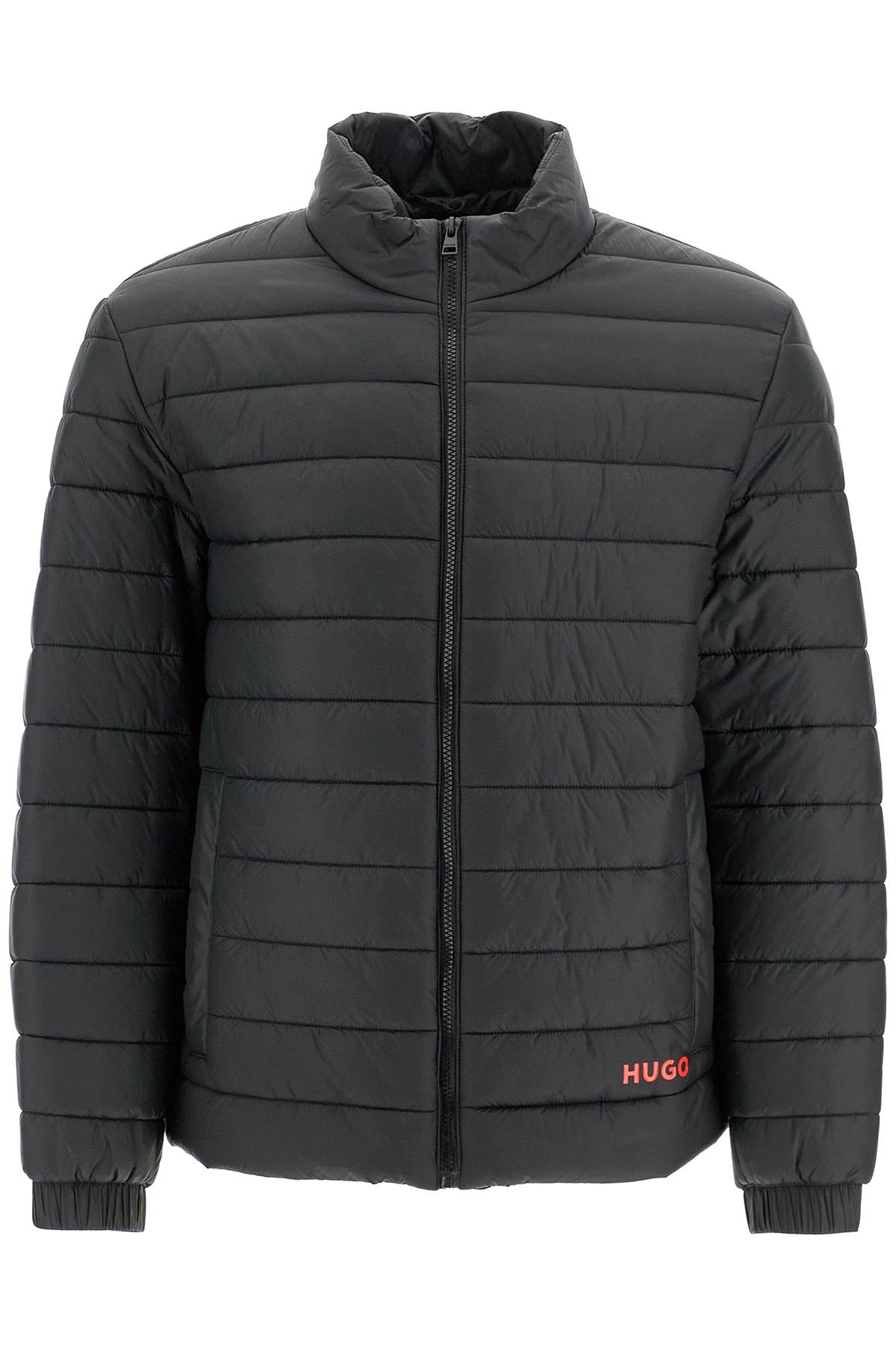 Lightweight Recycled Nylon Down Jacket  - Black