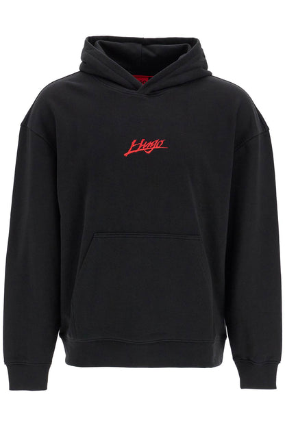 Hooded Sweatshirt With  - Black