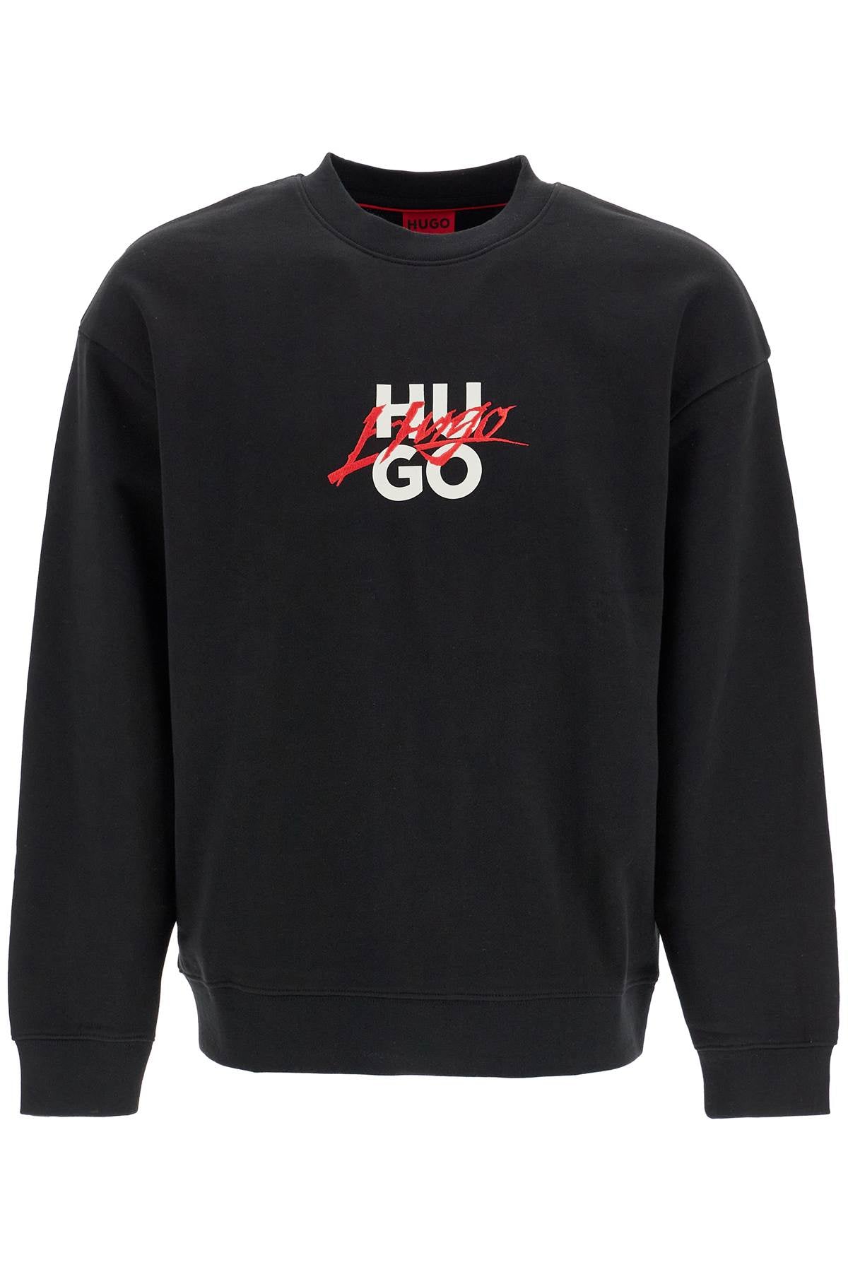 Logo Crewneck Sweatshirt  - Black