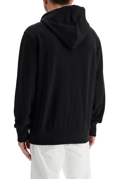 Hooded Sweatshirt With  - Black