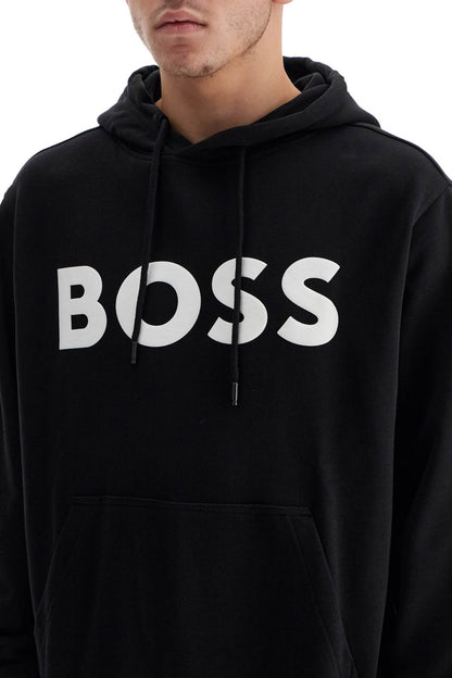 Hooded Sweatshirt With  - Black