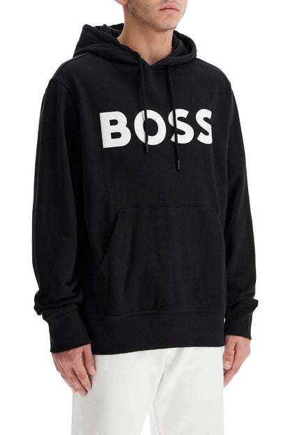 Hooded Sweatshirt With  - Black