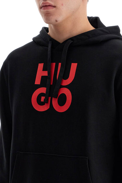 Hooded Sweatshirt With  - Black