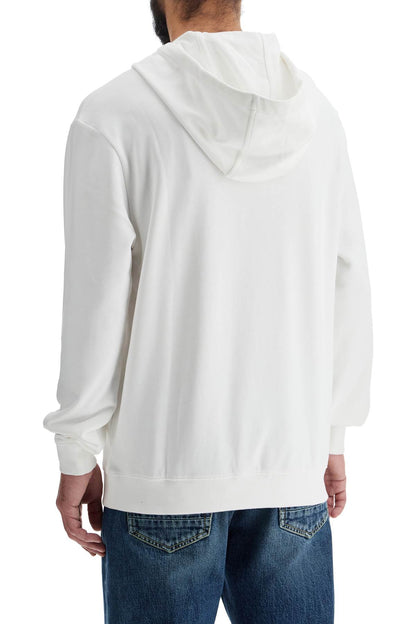 Hooded Sweatshirt With  - White