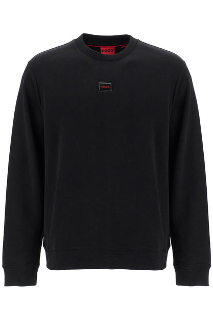 Crewneck Sweatshirt With Logo  - Black