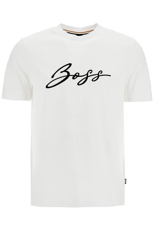 Embroidered T-shirt  - White