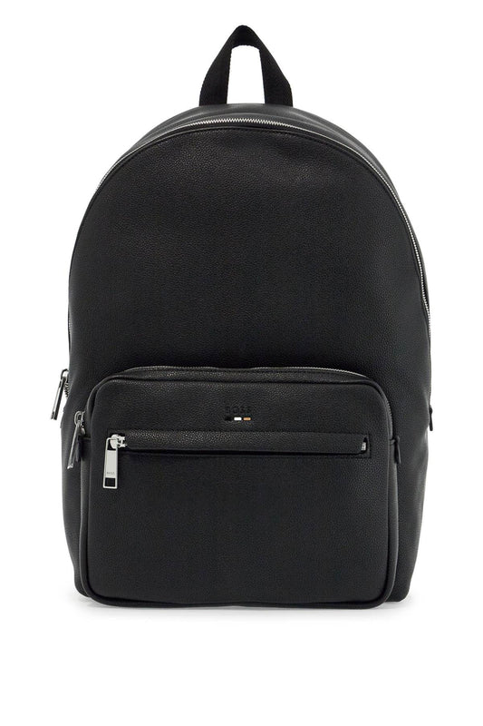 Eco-leather Backpack  - Black