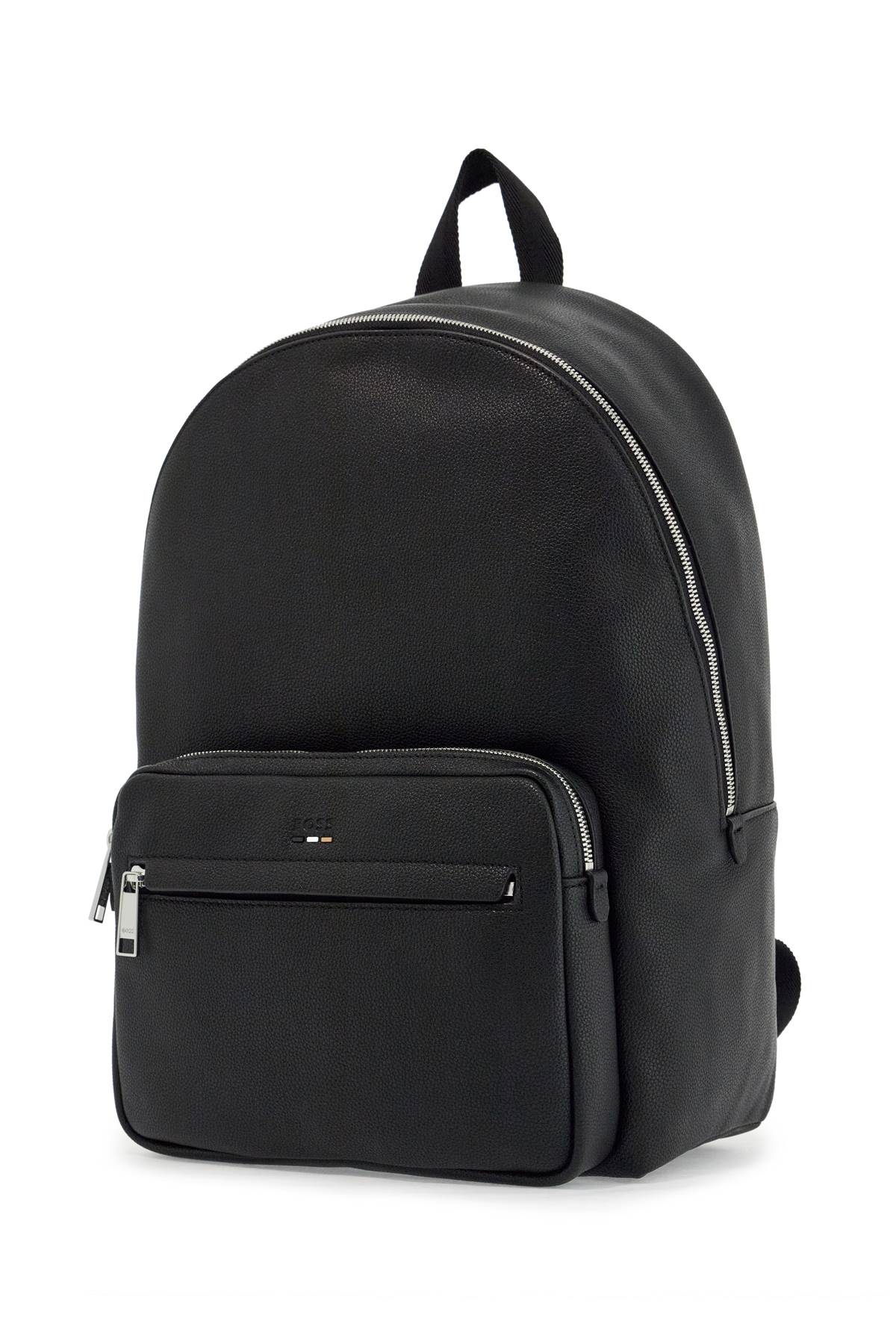 Eco-leather Backpack  - Black