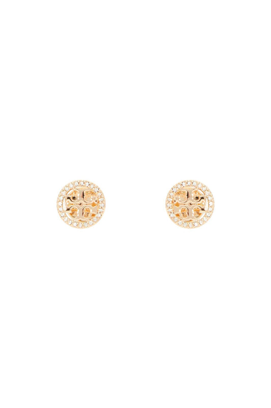 Miller Pavé Stud Earrings  - Gold