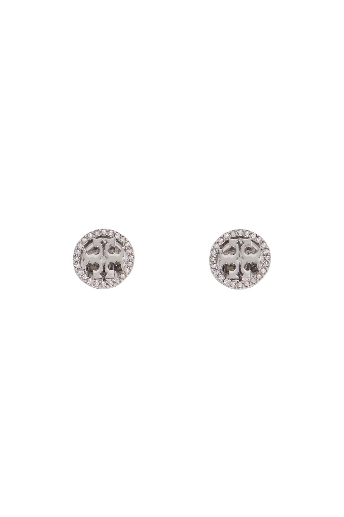 Miller Pavé Stud Earrings  - Silver