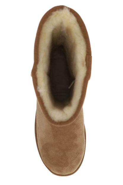 Classic Short Boots  - Beige