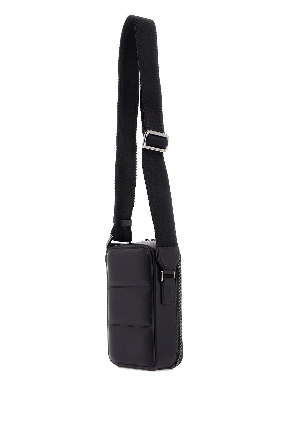 Vertical Shoulder Bag With Adjustable Strap  - Nero