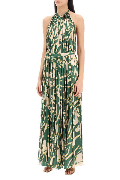 Giorgia Fringed Maxi Dress  - Green