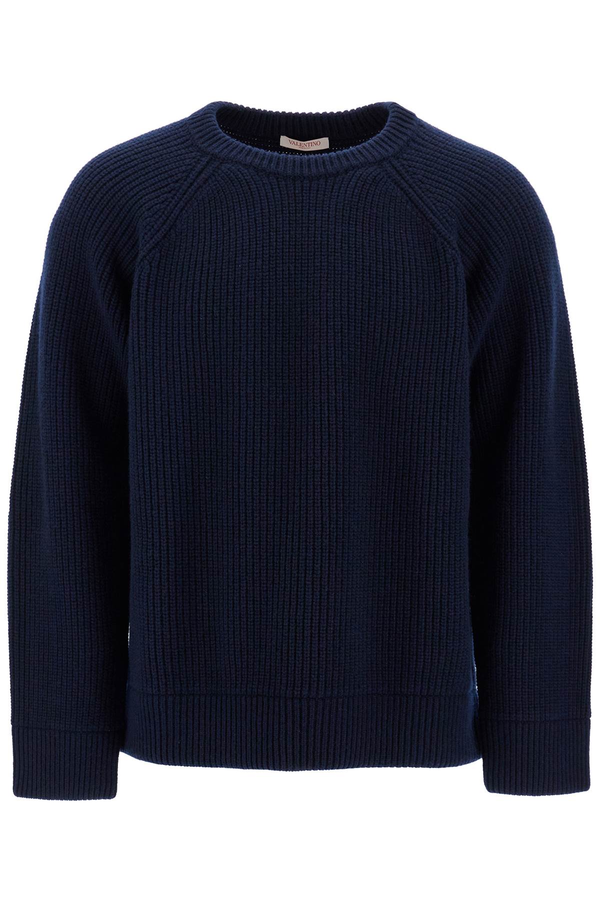 Wool Crewneck Pullover  - Blue