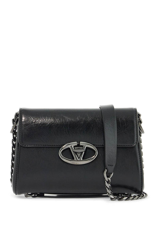 Small Vlogo Locker Shoulder Bag  - Black