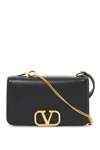 "vlogo Signature Shoulder Bag"  - Black