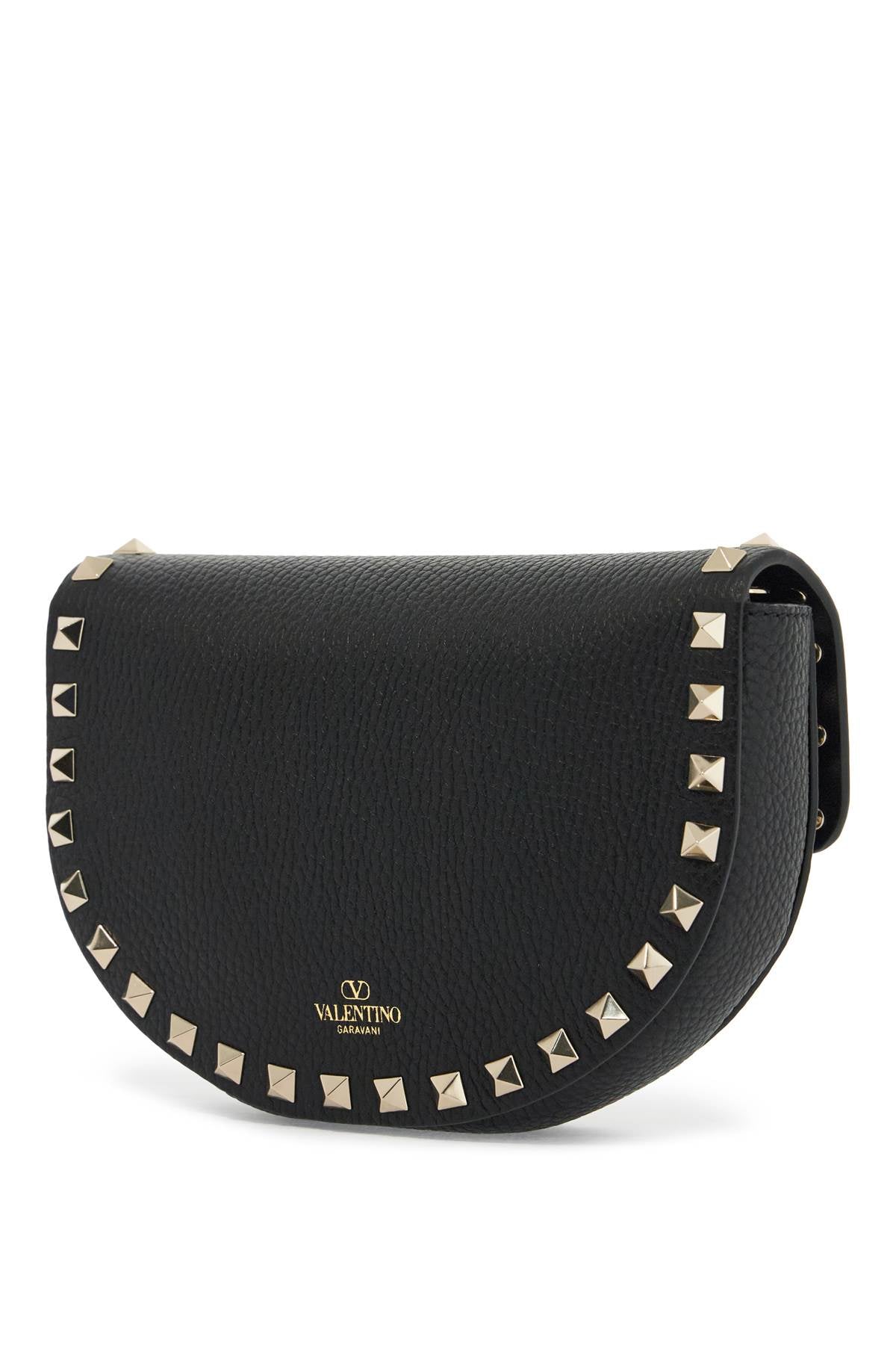 Rockstud Mini Crossbody Bag  - Black