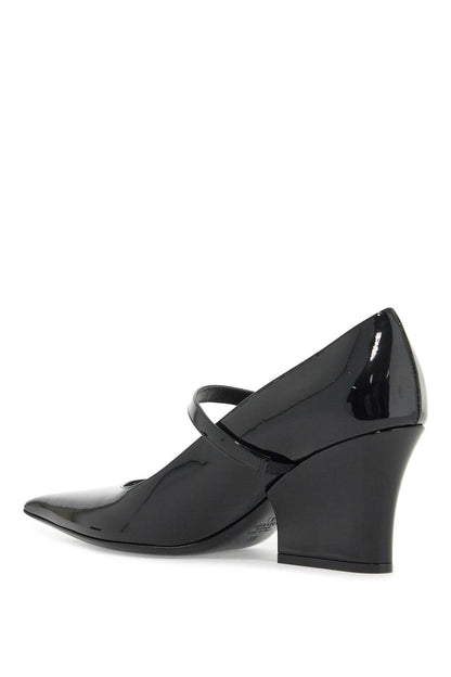 "mary Jane Patent Leather Shoes  - Black