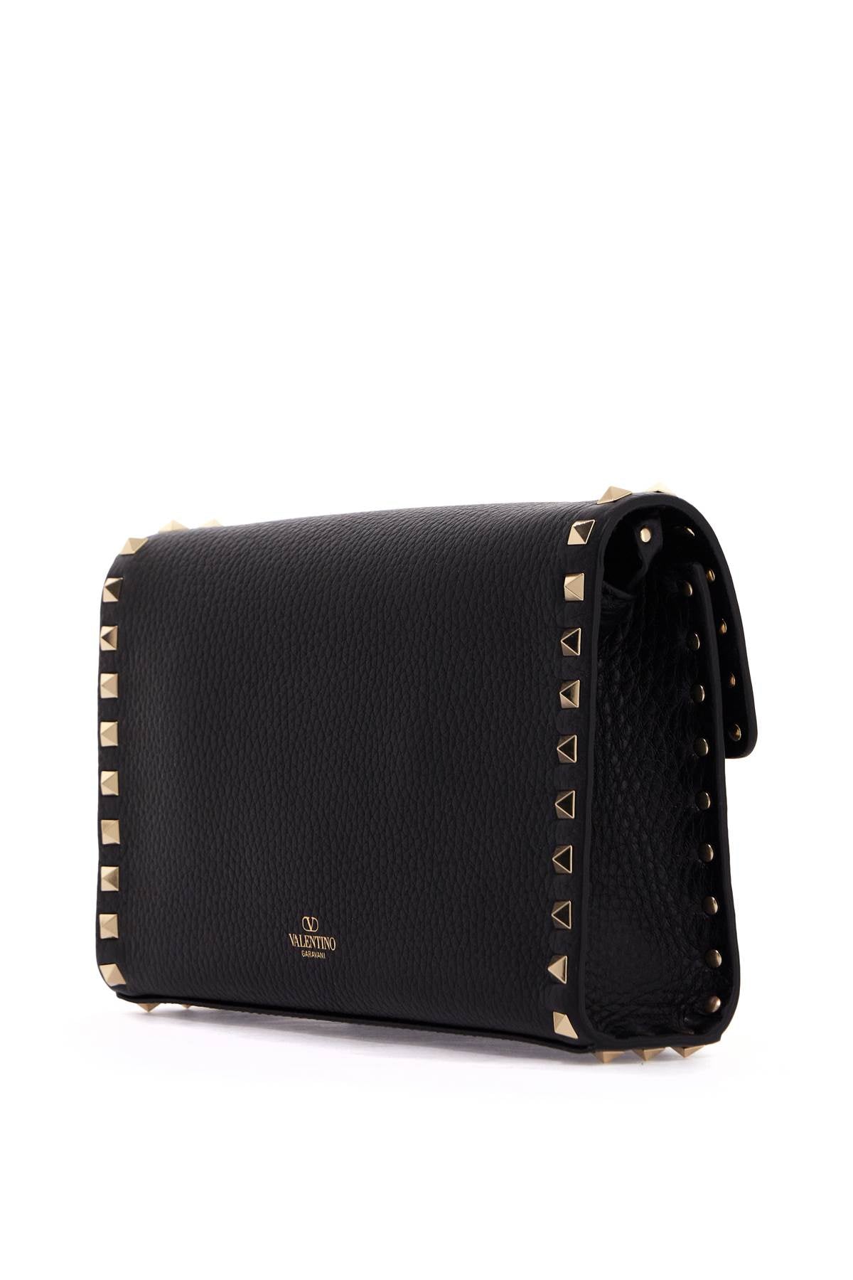 Rockstud Small Crossbody Bag  - Black