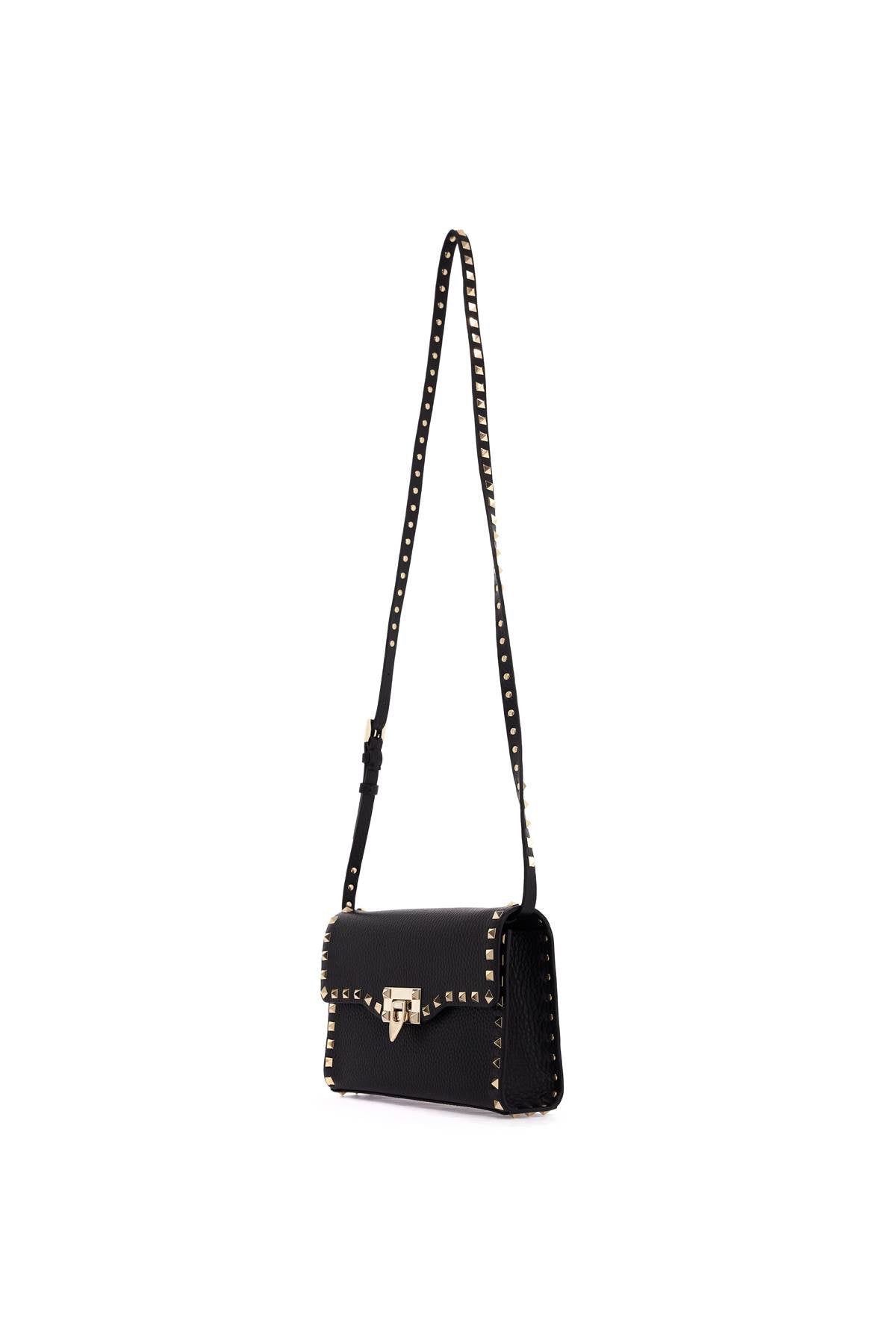 Rockstud Small Crossbody Bag  - Black