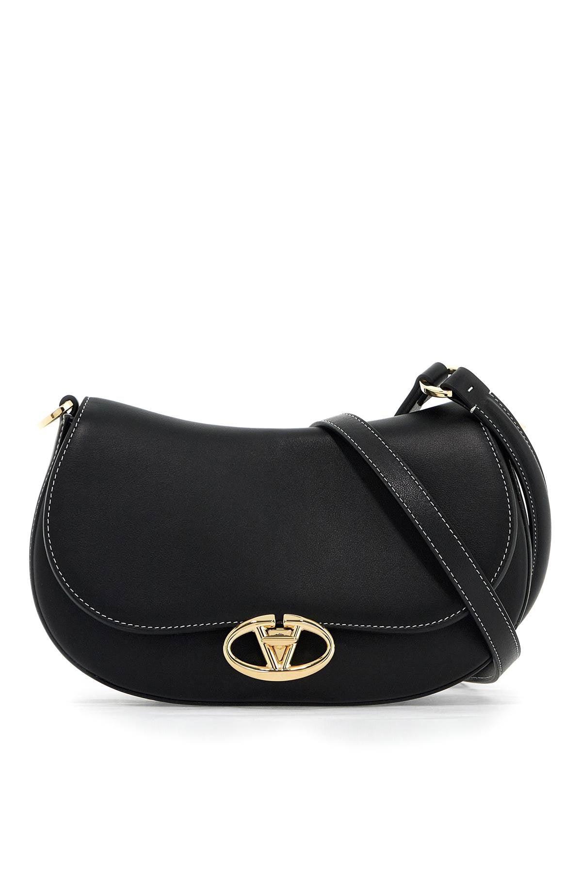 Small Ohval Shoulder Bag  - Black