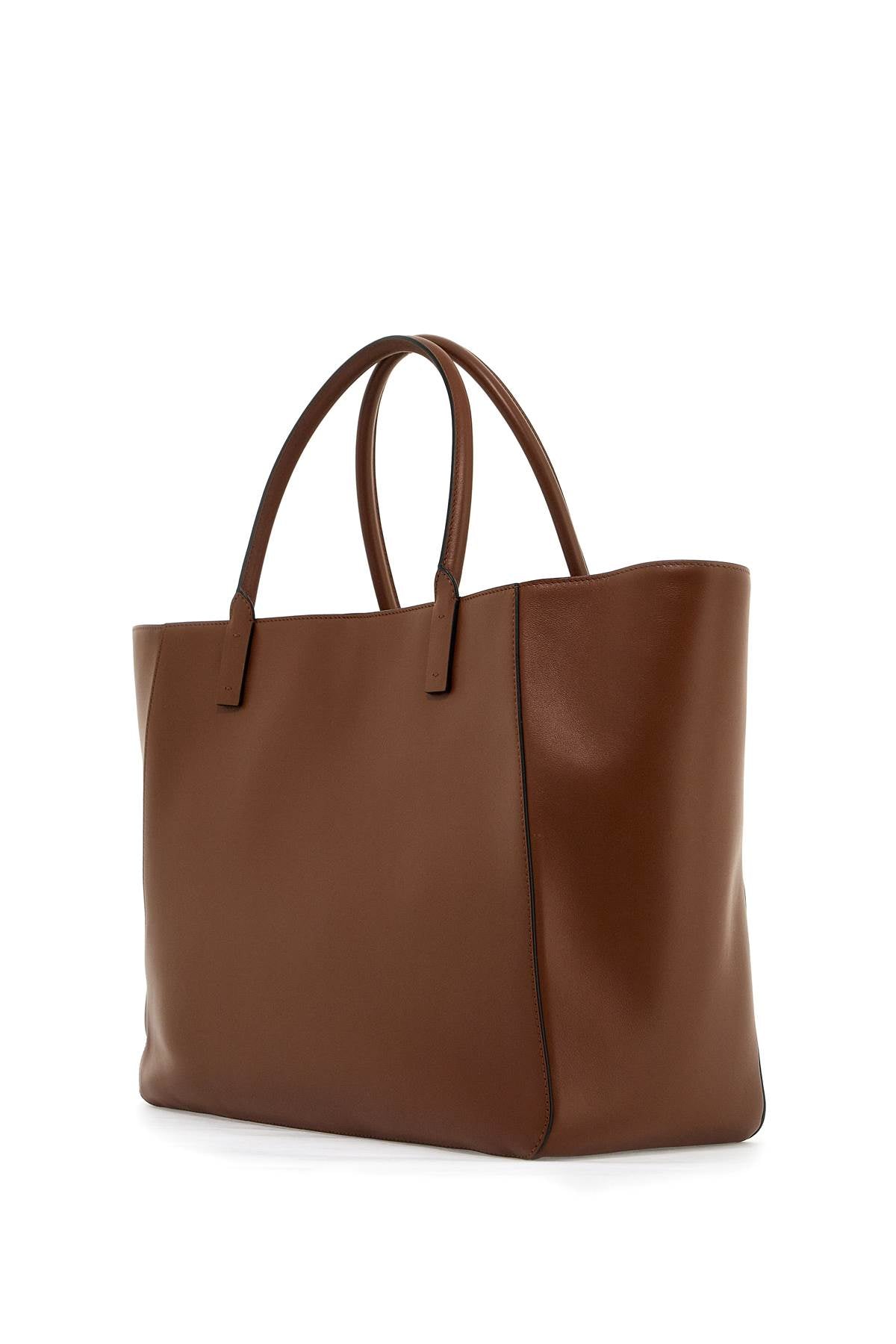 Leather Tote Bag  - Brown