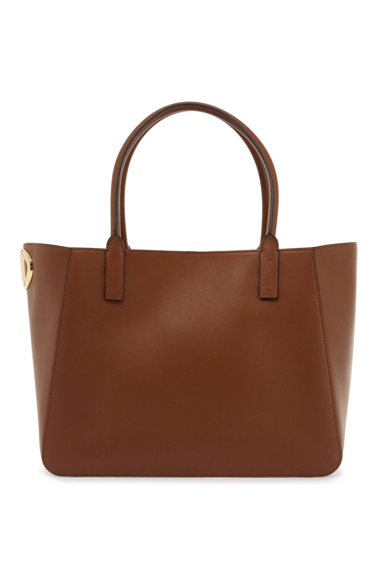 Nappa Calfskin Vlogo Side Tote Bag  - Brown