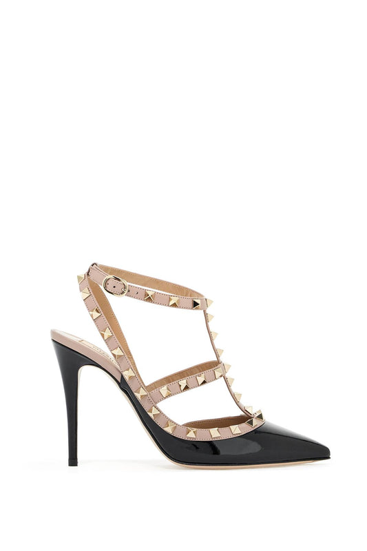 Rockstud Slingback  - Black