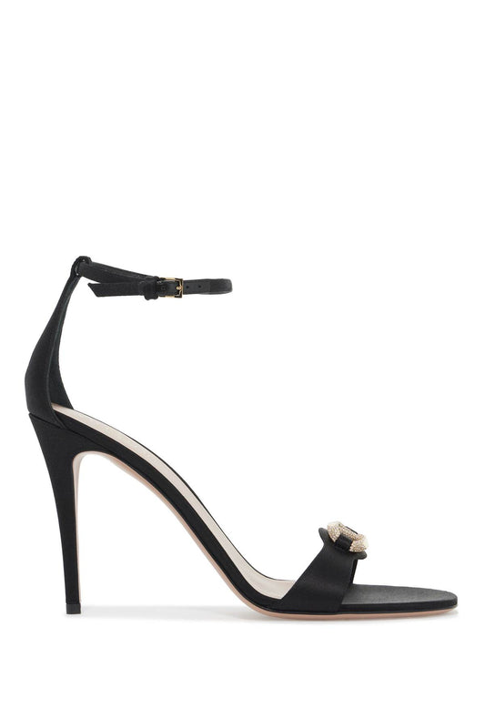 Vlogo Signature Satin Sandals  - Metallic