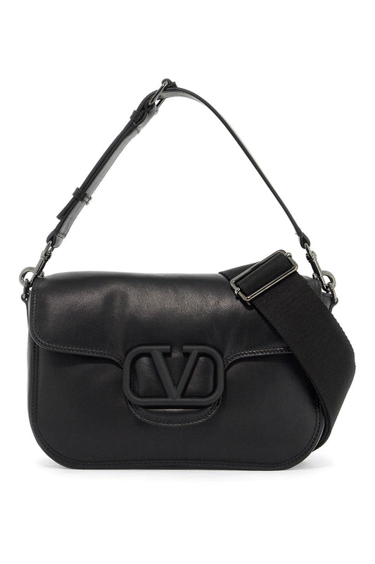 Vlogo Signature Shoulder Bag In Nappa Leather  - Black