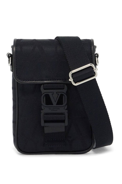 Black Iconographe Mini Crossbody Bag  - Blue