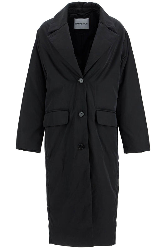 Melita Poly-twill Coat  - Black