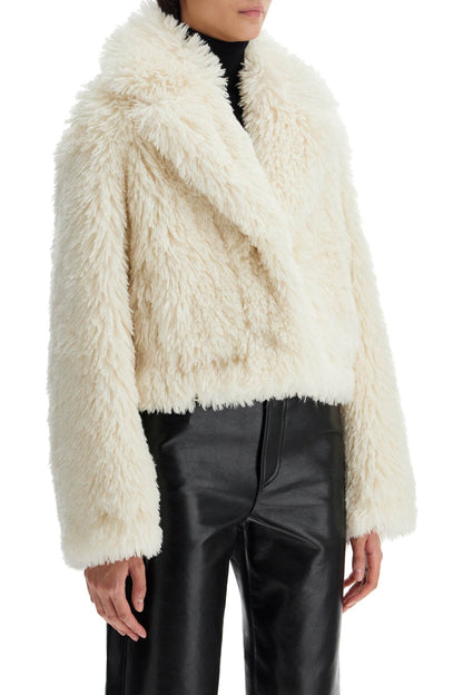 Samara Faux Fur Jacket  - White