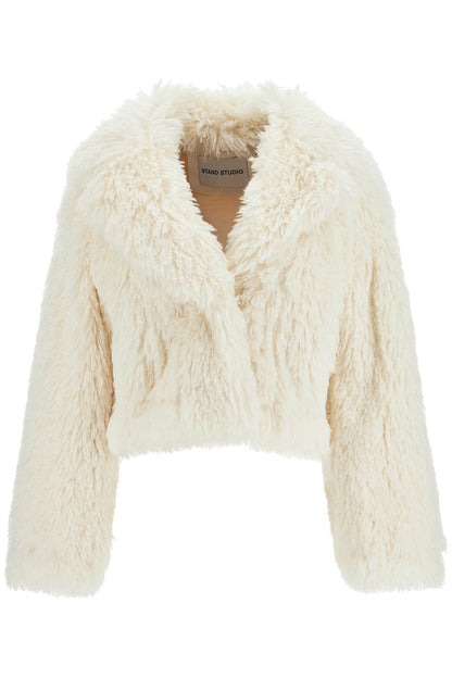 Samara Faux Fur Jacket  - White