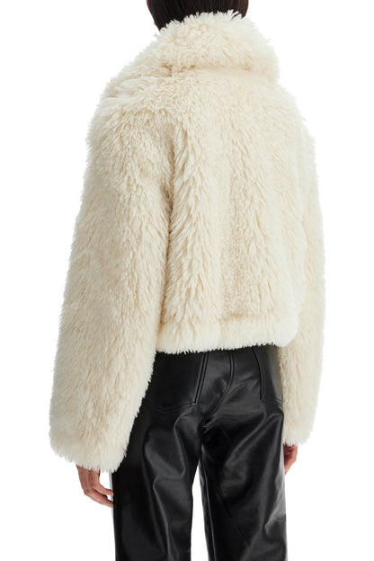 Samara Faux Fur Jacket  - White